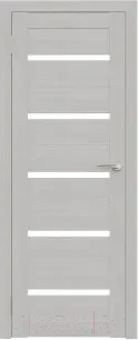 Дверь межкомнатная Юни Амати 01М 60x200 (белое стекло/сканди классик)