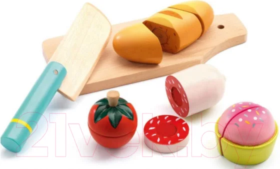 Набор игрушечных продуктов Djeco Завтрак / 06529