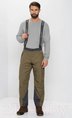Костюм для охоты и рыбалки Huntsman Орегон 0°C Breathable Хаки/Серый (р-р 56-58/170-176) — фото 3
