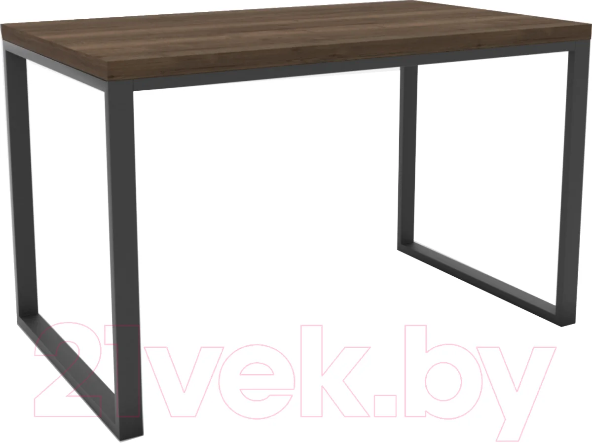 Письменный стол Hype Mebel Чикаго 110x50 (черный/дуб галифакс олово)