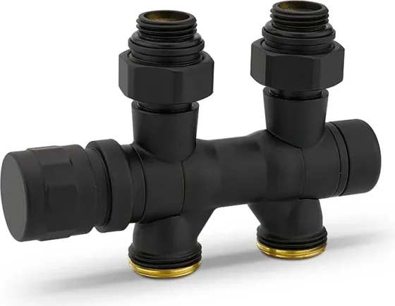 Узел присоединительный Varmega 1/2"х3/4"EK / VMDV25-200415 (черный)