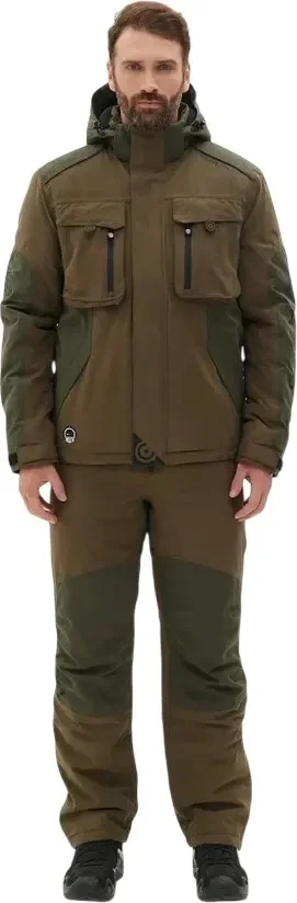 Костюм для охоты и рыбалки Huntsman Торнадо -15°C Хаки Исландия (р.52-54/170-176)