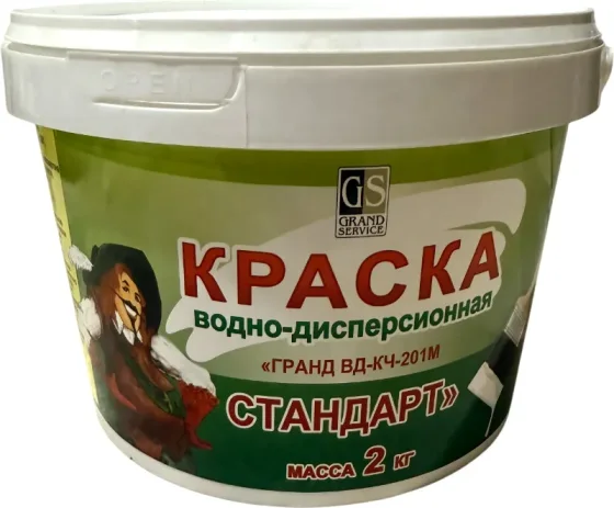 Краска Гранд-Сервис Гранд ВД-КЧ-201М Стандарт (2кг)