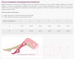 Чулок компрессионный Центр Компресс До колена с открытым мыском 2 кл.к. (р.1, черный) — фото 2