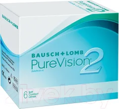 Комплект контактных линз PureVision 2 Sph-3.25 R8.6 (6шт) — фото 1