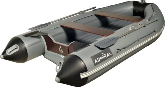 Надувная лодка Адмирал АМ-330 CF НДНД (серый/черный)