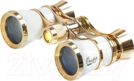 Театральный бинокль Veber БГЦ 3x25 B01 / 10991 (белый)