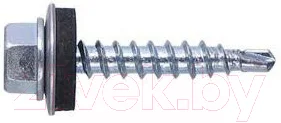 Саморез Starfix Кровельный 4.8x19 шайба с прокл. PT3 / SMV1-74097-5 (5кг, оцинкованный)