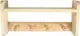 Вешалка-полка для бани СаунаКомплект М-49 — фото 2