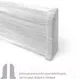 Заглушка для плинтуса LinePlast ПВХ 58 мм L006 (2шт, сосна светлая, флоупак) — фото 4