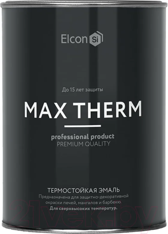 Эмаль Elcon Термостойкая 700C (400г, медь)