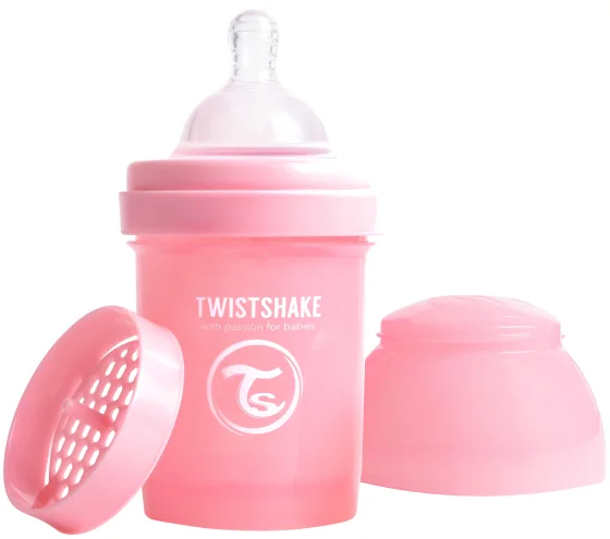 Бутылочка для кормления Twistshake Антиколиковая 79086 (125мл, пастельный розовый)