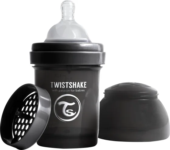 Бутылочка для кормления Twistshake Антиколиковая 79121 (125мл, черный)