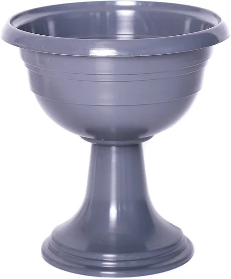 Ваза садовая Gardenplast Тюльпан / 84003 (графитовый)