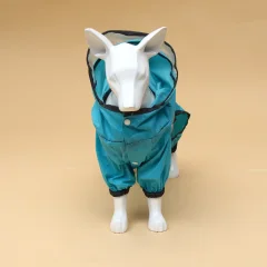 Комбинезон для животных Sima-Land демисезонный с козырьком / 9381217 (3XL, голубой) — фото 2