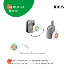 Ролики для душевой кабины IDDIS 966S23GR6DZ — фото 4