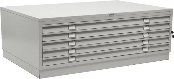 Шкаф металлический Практик Картотека A1-05/0 (база)