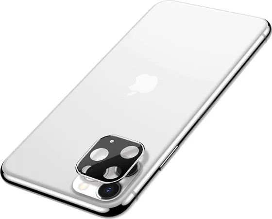 Защитная пленка для камеры телефона Hoco A18 3D для iPhone 11 Pro/11 Pro Max (серебро)