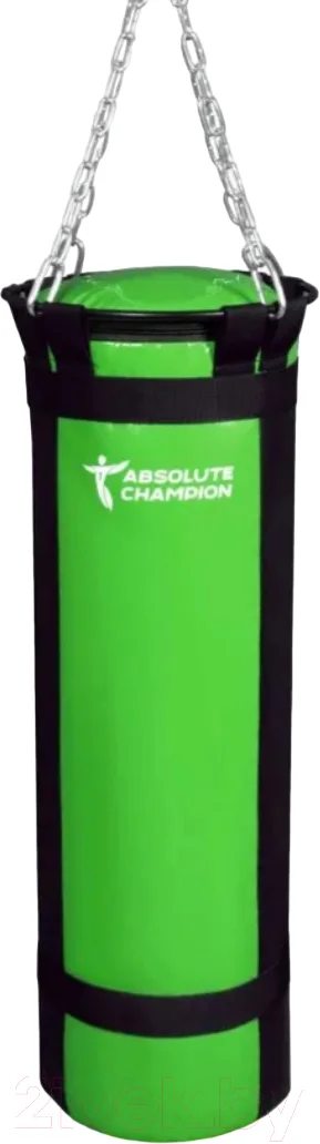 Боксерский мешок Absolute Champion Стандарт плюс (20кг, черный/салатовый)
