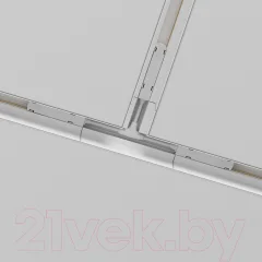 Коннектор для шинопровода Maytoni Accessories For Tracks Gravity TRA004CWT-22W (белый) — фото 3
