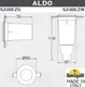 Светильник уличный Fumagalli Aldo 1L0.000.000.AXZ1L — фото 7