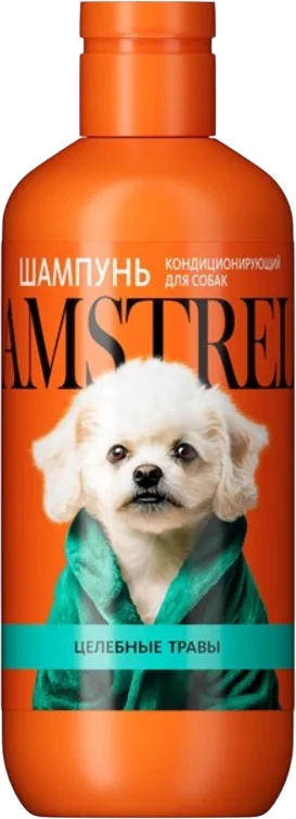 Шампунь для животных Amstrel Кондиционирующий с целебными травами для собак (300мл)