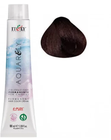 Крем-краска для волос Itely Aquarely с E-Plex комплексом 4CL/4.03 (100мл)