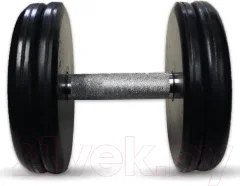 Гантель MB Barbell Классик 22кг (хром) — фото 3