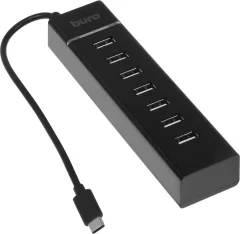 USB-хаб Buro BPH-C-P107 / BU-USBC-HUB-7U2 (черный) — фото 1