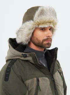 Шапка для охоты и рыбалки Huntsman Горка-Люкс Хаки Breathable (р.58-60) — фото 3