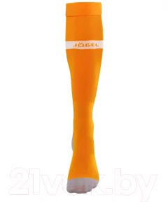 Гетры футбольные Jogel Camp Advanced Socks / JC1GA0327.D2 (оранжевый/белый, р-р 39-42) — фото 2