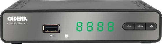 Тюнер цифрового телевидения Cadena CDT-2351SB (черный)