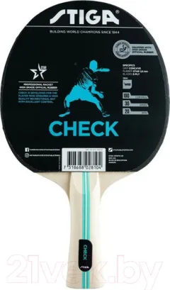 Ракетка для настольного тенниса STIGA Check Hobby WRB / 1210-5818-01 — фото 3