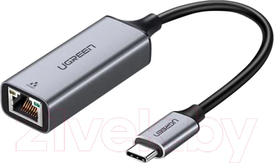 Сетевой адаптер Ugreen CM199 / 50737 (серый)