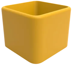 Вазон БЕРКАНО Cubo 80 / 220_128_43 (Yellow) — фото 5