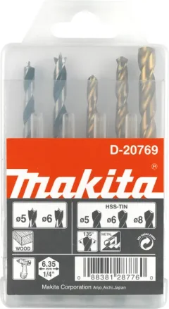 Набор сверл Makita D-20769 (5шт) — фото 3