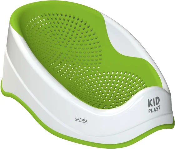 Горка для купания KidPlast Delfick / PL294300 (белый/зеленый)