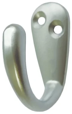 Крючок для одежды Trodos DMZ-31304 1-рожковый сплав ЦАМ (хедер, хром матовый) — фото 1