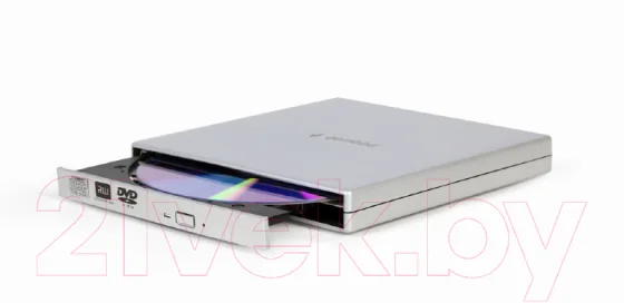 Привод DVD Multi Gembird/Cablexpert DVD-USB-02-SV (серебристый)