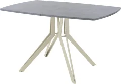 Обеденный стол AMC Elite / Е21(1200) D6 (бежевый/бетон чикаго светло-серый) — фото 1