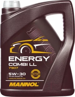 Моторное масло Mannol Energy Combi LL 5W30 SN/CF / MN7907-5 (5л) — фото 3