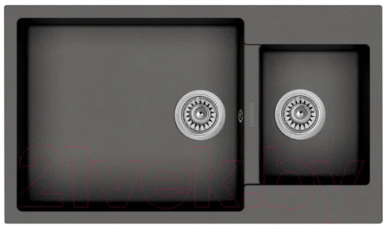 Мойка кухонная Longran Enigma ENG860.500 15 (оникс)