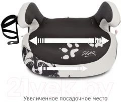Бустер Siger Fix Lux / KRES3996 (енот серый/бежевый) — фото 2