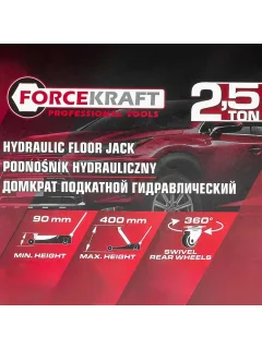 Подкатной домкрат ForceKraft FK-T830031 (61301) — фото 7