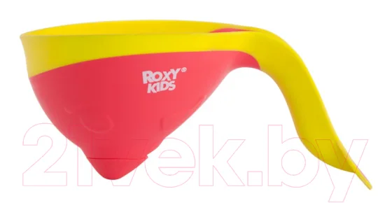 Ковшик для купания ROXY-KIDS Flipper RBS-004-C с лейкой (коралловый)
