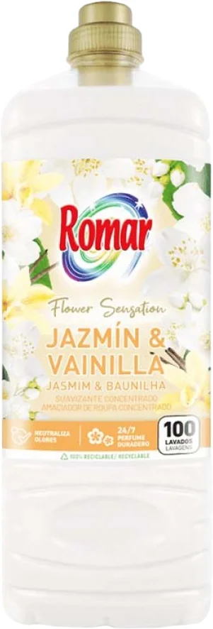 Кондиционер для белья Romar Flower Sensation Жасмин и ваниль (2л)