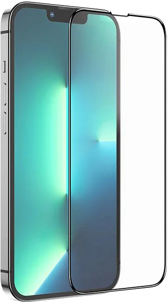 Защитное стекло для телефона Hoco G12 5D для iPhone 14 Max/13 Pro Max (черный)