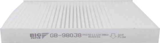 Салонный фильтр BIG Filter GB-98038