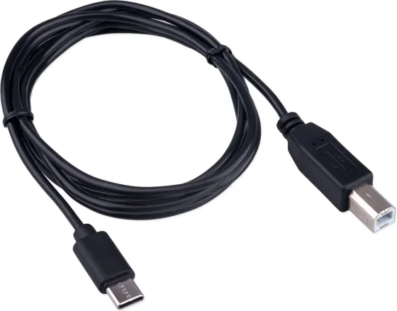 Зарядный кабель Гарнизон GCC-USB2-CMBM-1.8M (1.8м, черный)