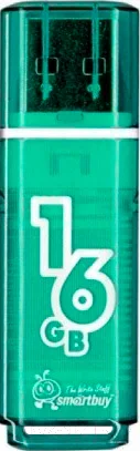 USB flash накопитель SmartBuy Glossy Green 16GB (SB16GBGS-G)